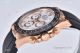 CLEAN Factory Copy Rolex Daytona Clean 4130 Oysterflex Rubber Rose Gold White Dial 40mm (7)_th.jpg